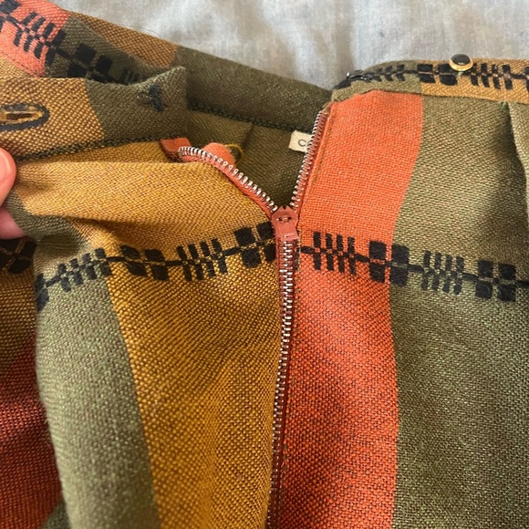 Nelly de Grab Vintage Skirt 100% Virgin Wool Rare Pleated A-Line - Picture 8 of 11